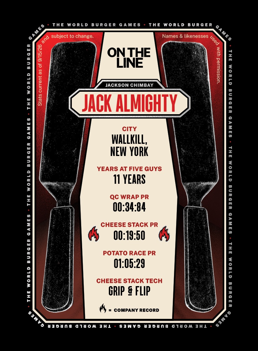 Jackson Chimbay trading card, back