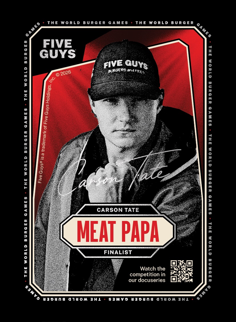 Carson Tate trading card, front