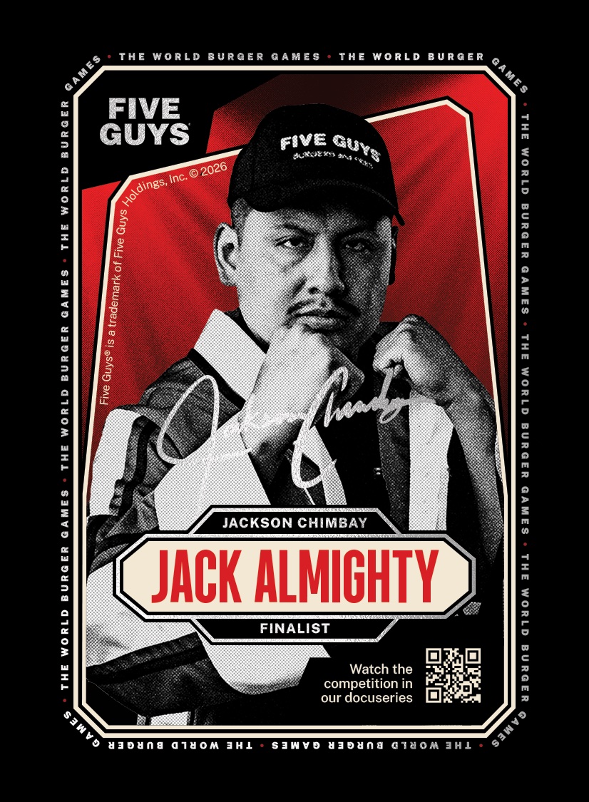 Jackson Chimbay trading card, front