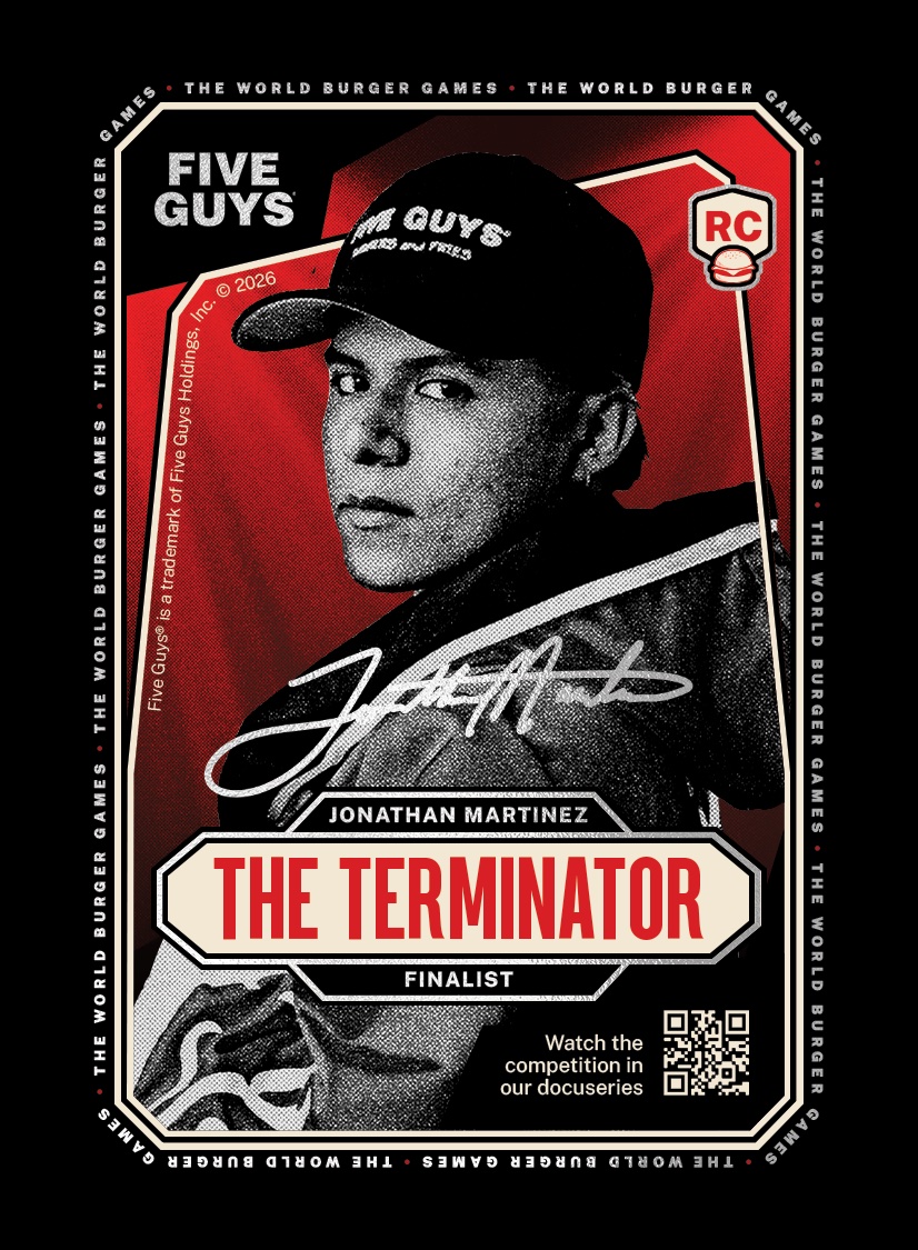 Jonathan Martinez trading card, front